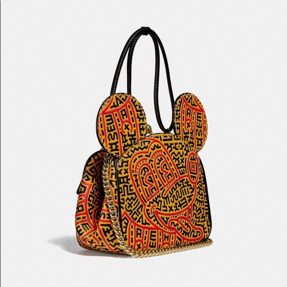 Disney Mickey Mouse X Keith Haring Kisslock Bag - Picture 6 of 10
